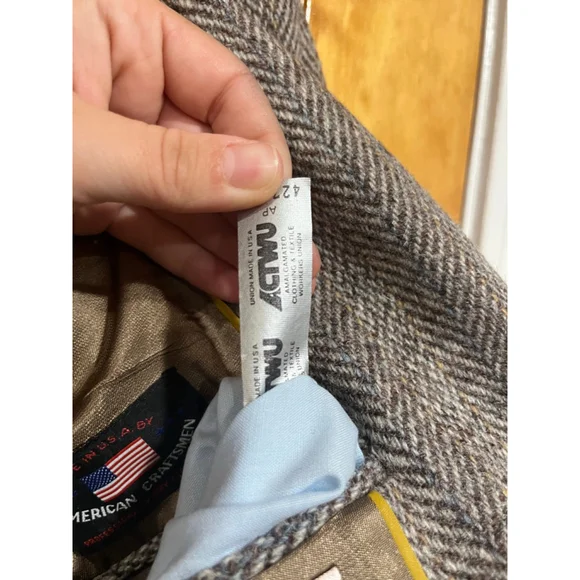 Harris Tweed Brown Blazer - Picture 8 of 12